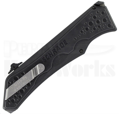 Schrade SCHOTF7BS OTF Spring Assisted Knife (Black Serr)